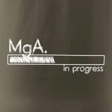 In progress titul MgA.  magistr / magistra umění