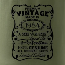 Vintage Etiketa - 1984