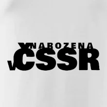 Nápis - Narozena v ČSSR