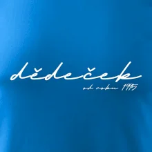 Psací nápis dědeček s ročníkem