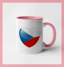 České srdce - vlajka