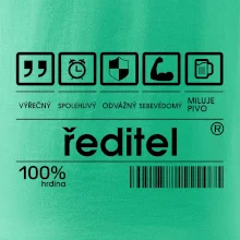 Čárový kód - Ředitel