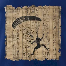 Egyptské hieroglyfy paraglide