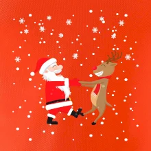 Tancující Santa a sob