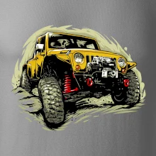 Žlutý offroad s navijákem