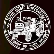 Mistr improvizace starý traktor