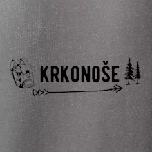 Krkonoše nápis