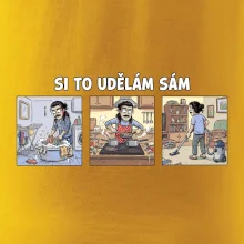 Si to udělám sám - dlouhé vlasy a knír
