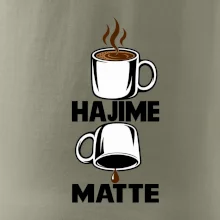 Hajime matte káva judo
