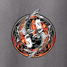 Yin & Yang Koi kapr - oranžový