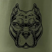 Americký stafordširský teriér hlava