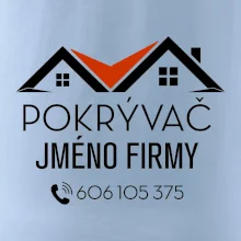 Tričko pro pokrývače - Dvě střechy
