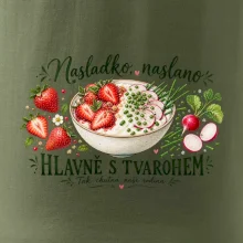 Nasladko naslano hlavně s tvarohem