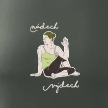Yoga nádech výdech (Radek Pilař ART)