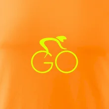 GO - Fluo cyklista malý