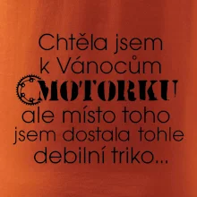 Chtěla jsem dostat motorku - Vánoce