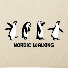 Nordic walking tučňáci - kreslení