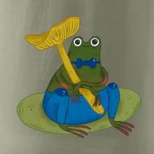 Žába s houbou  (studio-arte.cz)