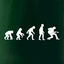 Evoluce kytarista - klečící