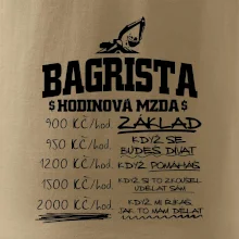 Hodinová mzda bagrista Hodinová mzda bagrista