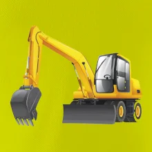 Bagr bez nápisu ze předu