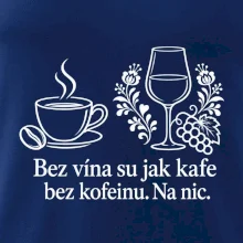 Bez vína su jak kafe bez kofeinu. Na nic