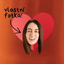 Vlastní fotka v srdci