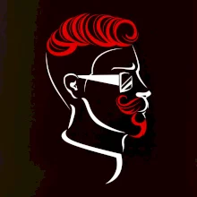 Borec s upraveným vousem