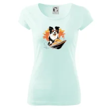 Border Kolie na vodním skútru