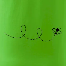 Dráha letu včely - smyčka