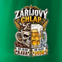 Záříjový chlap -  do 16 káva  od 16 pivo