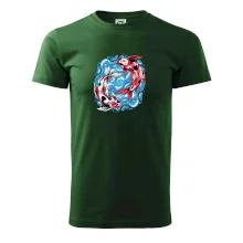 Yin & Yang Koi kapr - červený Yin & Yang Koi kapr - červený