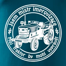 Mistr improvizace starý traktor