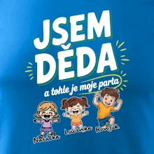 Děda a jeho parta (obrázky a jména vnuků)