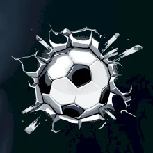 Fotbalový míč v triku