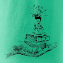 Čtenář - ruka kreslená