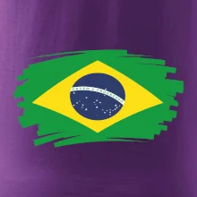 Brazílie vlajka štětkou