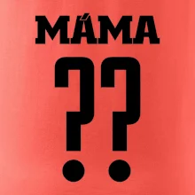 Máma - dres se jménem a číslem