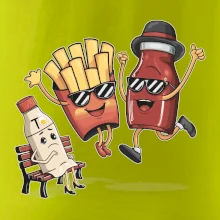 Souboj o hranolky kečup tatarka