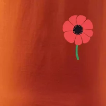 Vlčí mák ikonka na prsu