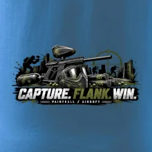 Taktika capture flank win paintball