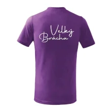 Velký brácha - nápis na zádech