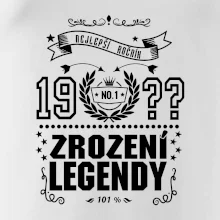 Zrození legendy - pro všechny - vlastní letopočet Zrození legendy - pro všechny - vlastní letopočet