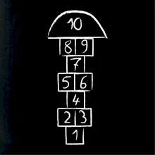 Skákat panáka na triku