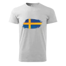 Švédská vlajka kreslená