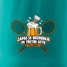 Badminton třetí set na baru