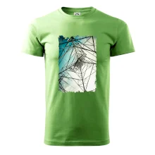 Barevné nebe - stožáry vysokého napětí