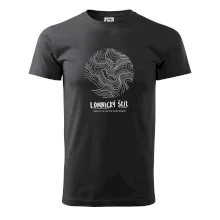 Lomnický štít - vrstevnice v kruhu