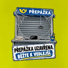 Přepážka uzavřena běžte k vedlejší