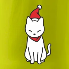 Vánoční kočka sedící